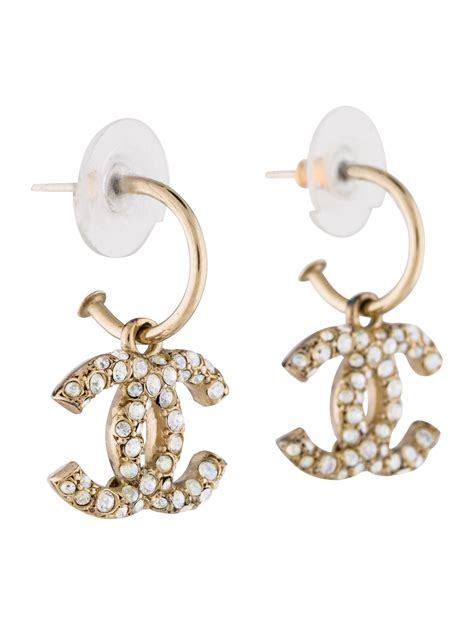 chanel drop earrings ebay|Chanel earrings the real.